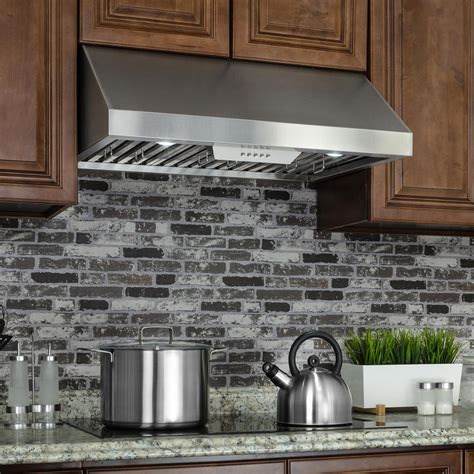 stainless steel range hood 30 inch under cabinet|ducted stove hoods under cabinet.